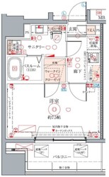 クレヴィスタ蒲田Ⅱの物件間取画像